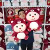 Loopy Gấu Dâu Đội Nón