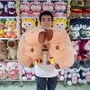 Gấu Bông Capybara Nâu Rút Gà